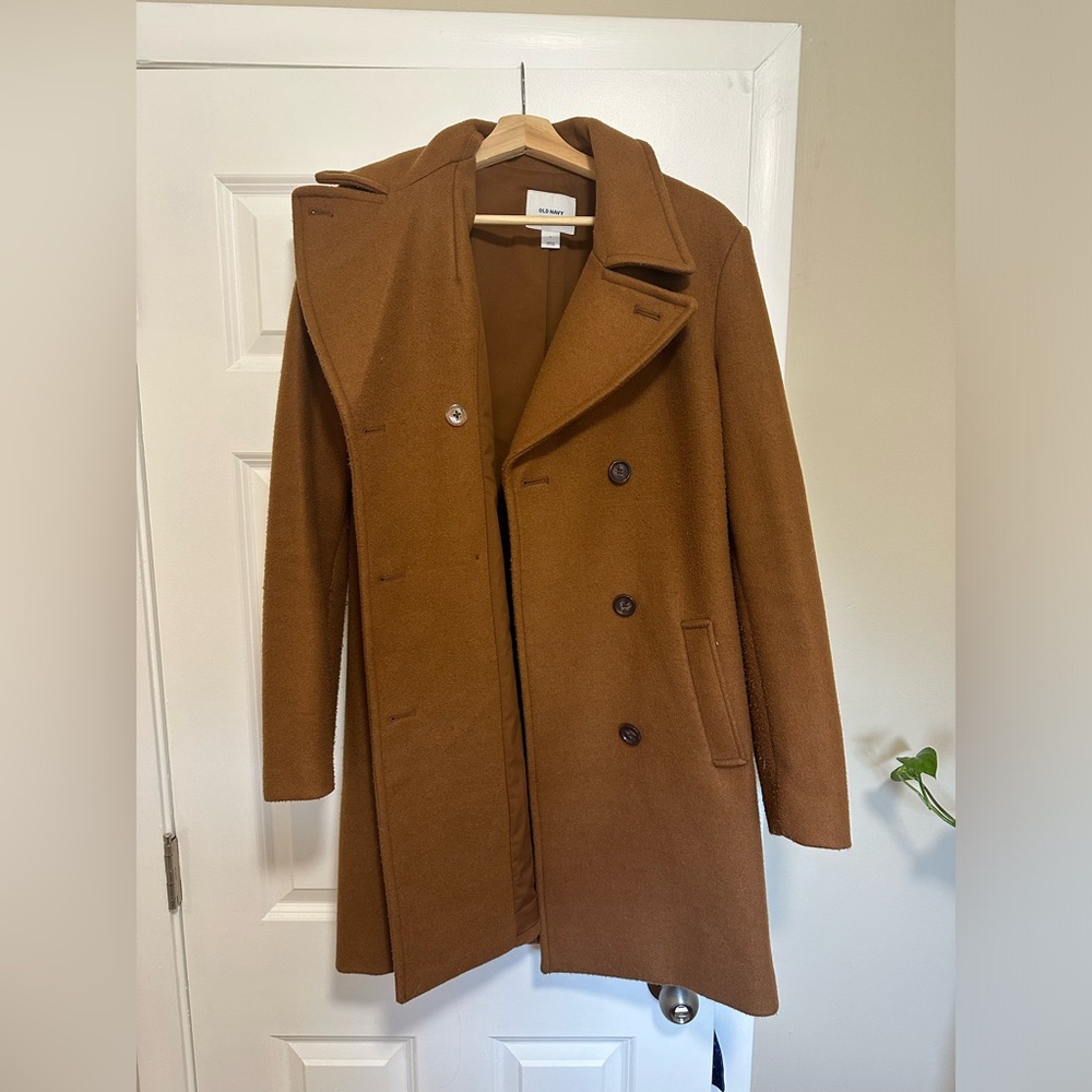 Old Navy Tan Peacoat
